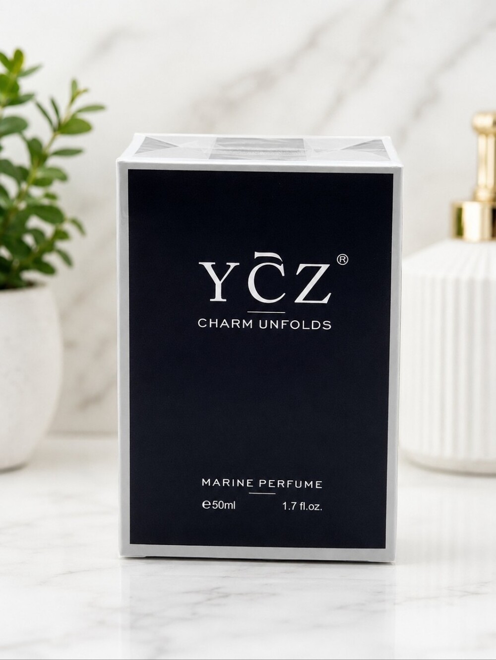YCZ Marine Perfume 1.7 fl oz 50ml Cologne Fragrance Spray Sealed New